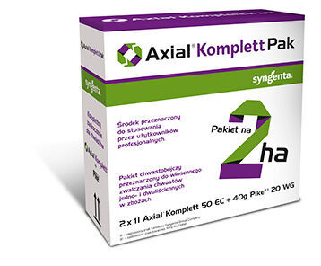 новый гербицид Syngenta AXIAL KOMPLETT PAK - AXIAL KOMPLETT 50 EC 2x1L + WINNETOU 20 WG